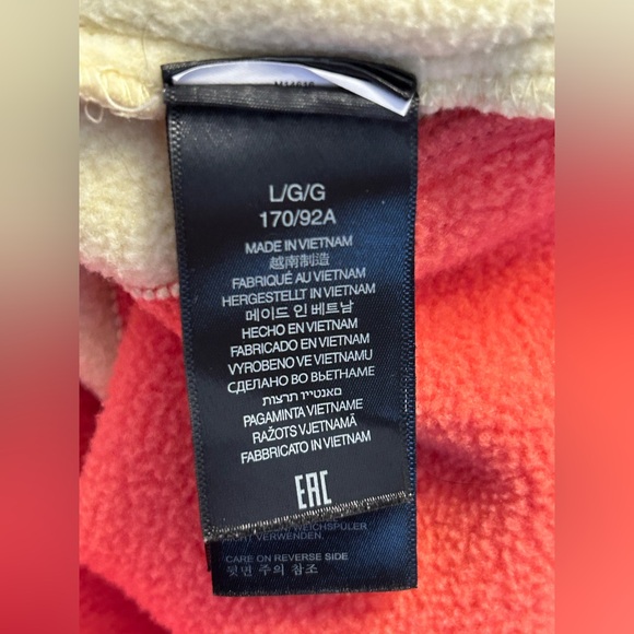 Marmot Women's Super Aros Fleece Hoodie Pullover Grapefruit Wheat Hazel Sz Large - Picture 8 of 9